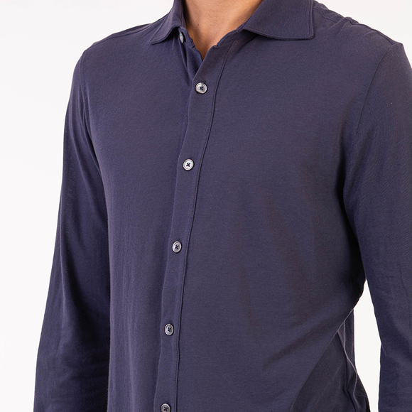 Eleventy Shirt Men size S Dark Blue - Picture 5 of 5